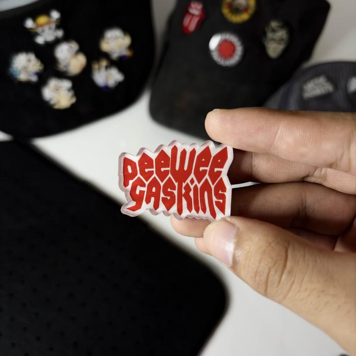 Pee Wee Gaskins - Pin Acrylic Enamel Pin Style Aksesoris buat Tas, Jacket, Topi Akrilik Clips