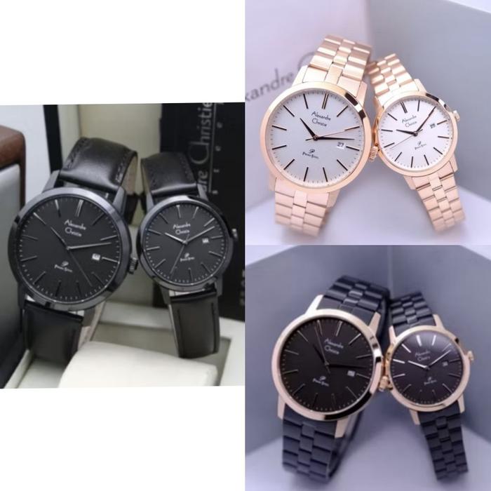 ALEXANDRE CHRISTIE COUPLE  AC 1007 JAM TANGAN COUPLE ALEXANDRE CHRISTIE