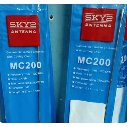 ANTENA RADIO MOBIL UHF 350-520MHZ MC200 - ANTENA RIG MOBIL SKY2 MC 200 SKY2