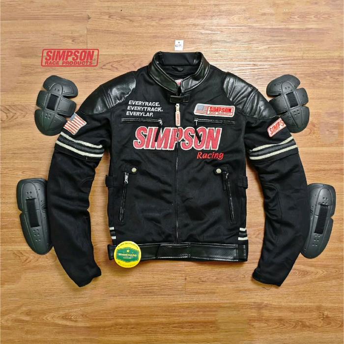 Simpson Bikers motorcycle Racing jacket