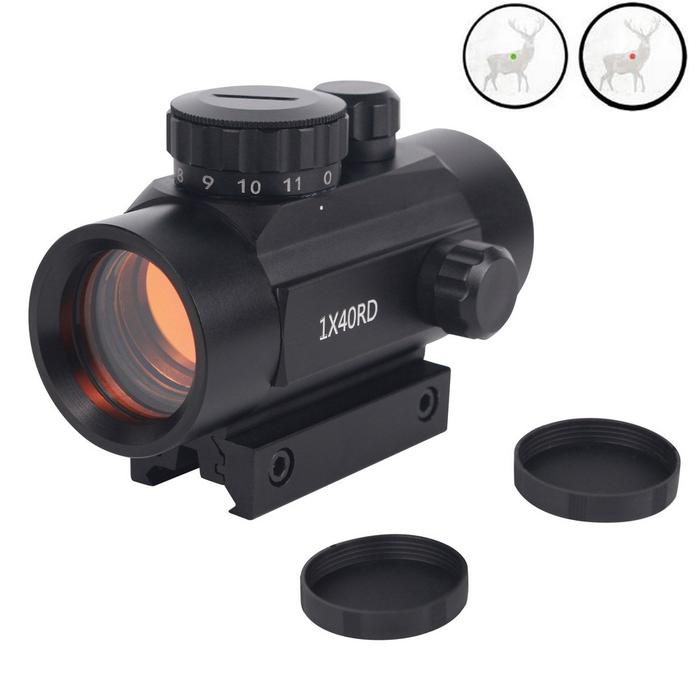 Tactical 1X40RD 1X30RD Holographic Optical Sight Airsoft Red Green