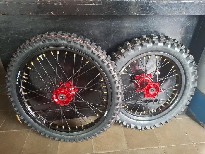 Velg set trabas klx150 klx140 velg offroad klx150 premium 19/16