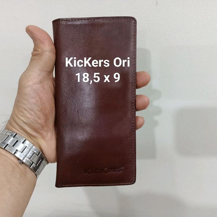 DOMPET PANJANG KICKERS ORIGINAL KULIT ASLI