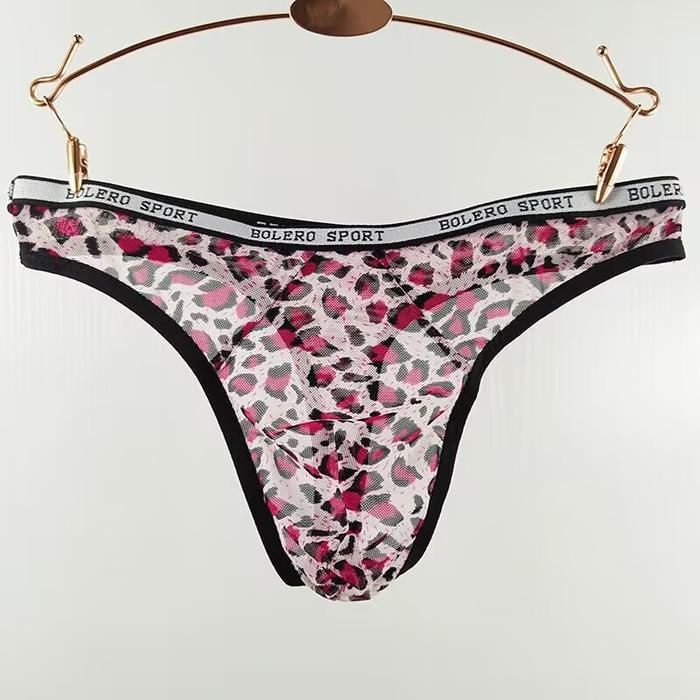 Dezenna Celana Dalam Pria Leopard cd laki-laki Low Waist 5Y055