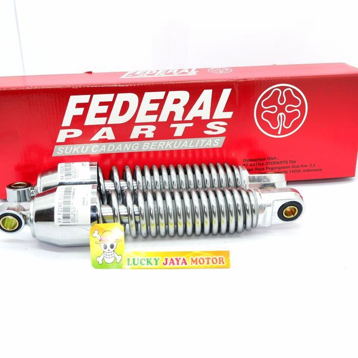 Shockbreaker belakang F1zr F1 Zr Force 1 shokbreker Federal shock shok SILVER