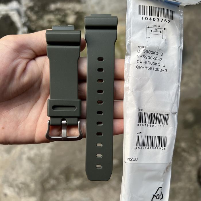 Strap tali jam tangan casio g-shock G-5600KG G-6900KG 3 original band BEST PRICE