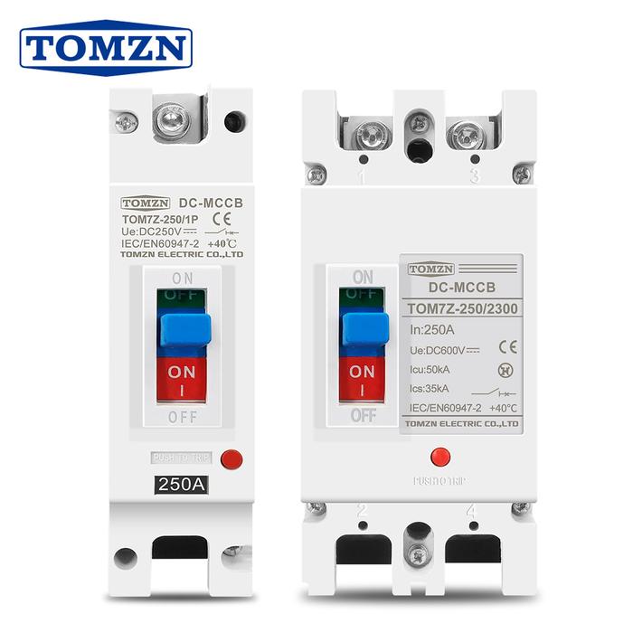 TOMZN Solar Molded Case Circuit Breaker MCCB Overload Protection