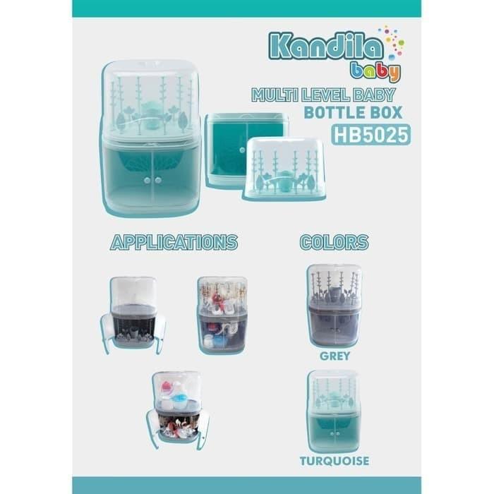 Kandila Multi Level Baby Bottle Box Drying Rack Rak Pengering Botol