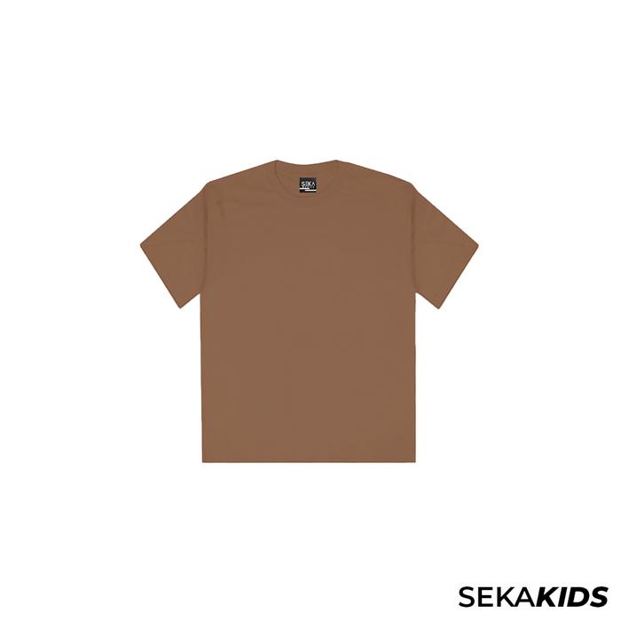Seka Basics - Kaos Anak Almond Brown