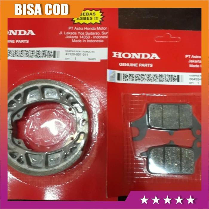 kampas rem set KWB Motor Honda Revo absolute, Honda Blade Repsol.