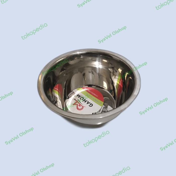 baskom stainless steel ganom 20 cm