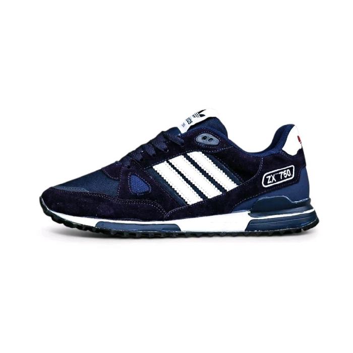 SEPATU ADIDAS ZX750 NAVY WHITE