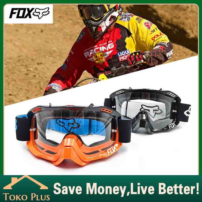 Motocross Goggle 100% Motor Cross Kacamata Goggle Fox Air Defence Import Anti Sinar Ultraviole Goggl