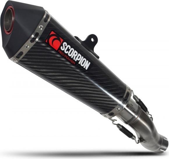 Knalpot Slip On Glossy Carbon Scorpion Honda Cb500X Original