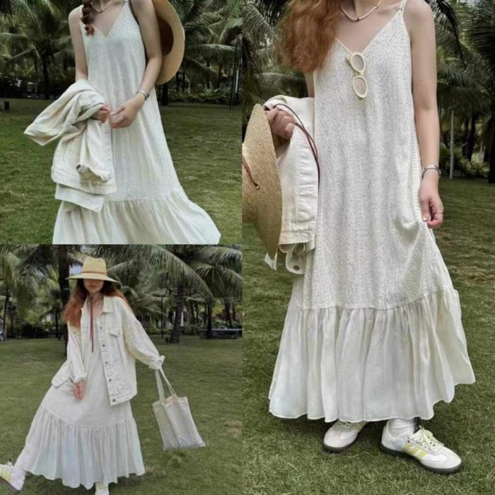 Dress Borkat Lengan Pendek untuk Wanita - Model Casual