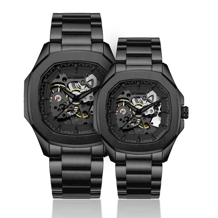 Jam Tangan Couple Parlent Gallant Phantom Steel & Gallant Phantom Steel Femme