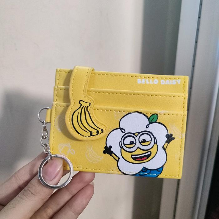 MINISO MINIONS DAISY CARD HOLDER DOMPET KARTU