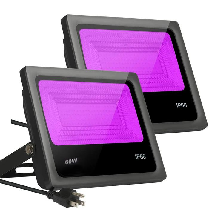 10W 60W 100W Outdoor UV Black Light LED Flood Light IP66 Aluminum