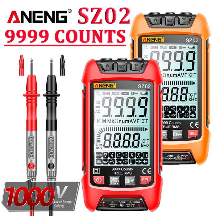 ANENG SZ02 9999 Counts Diode Tester Profesional Digital Multimeter