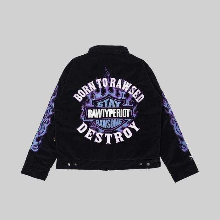 RAWTYPE RIOT Motorcycles Riot Work Jacket - Black