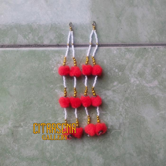 Anting rahwana putih wayang golek