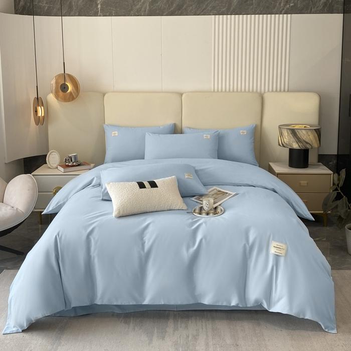 100%Egyptian Cotton Duvet Cover Solid Color Duvet Cover Extra King