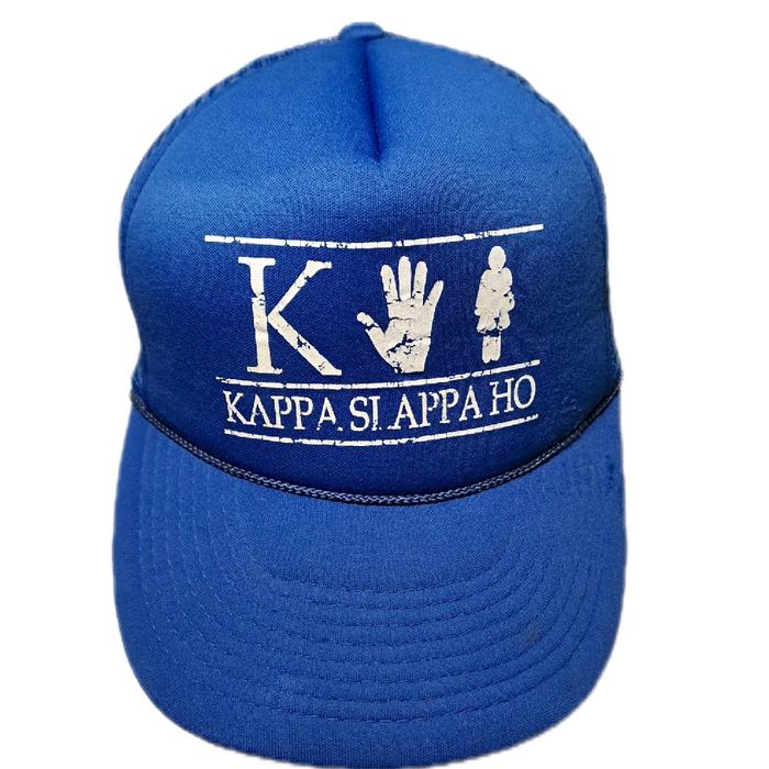 Topi Trucker Second / Thrifting Rope Head Kappa Si Appa Ho Cobra Biru