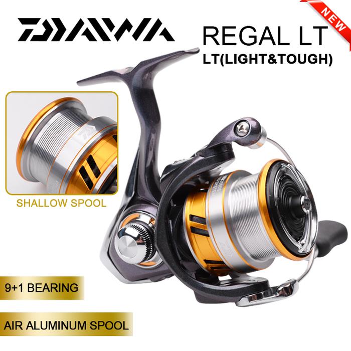 DAIWA REGAL LT Spinning Fishing Reel With Shallow Spool