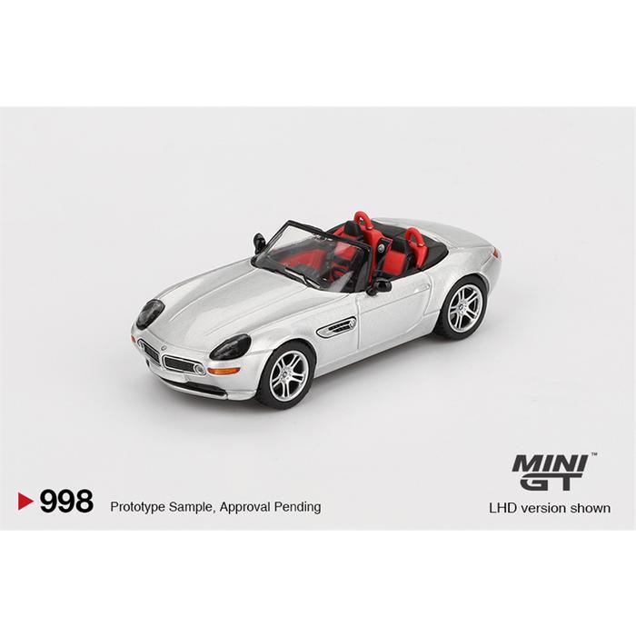 MINI GT 1:64 Z8 Silver Diecast Model Car