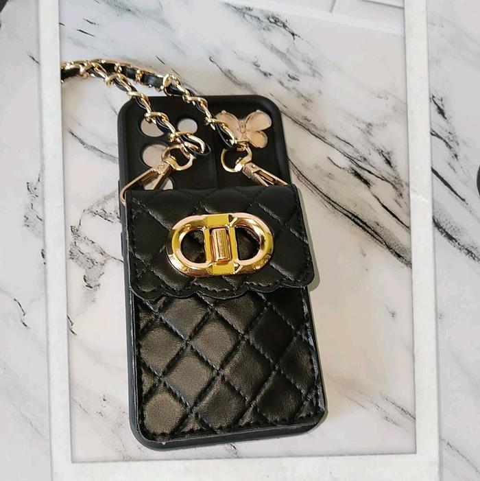 tas rantai elegan/ casing hp dompet kekinia