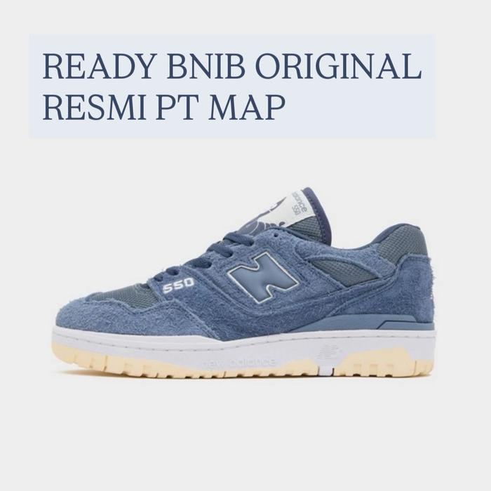 New Balance NB 550 Vintage Blue  - Ukuran 42/26,5 cm - BNIB Original Resmi PT MAP Shoes