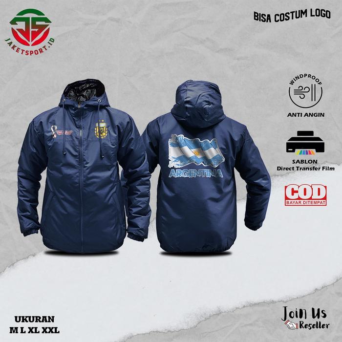 JAKET TIMNAS ARGENTINA PIALA DUNIA 2022 REMAJA DEWASA CASUAL MURAH GROSIR