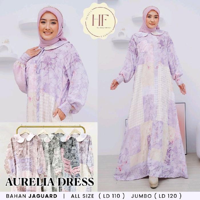 Aurelia dress Gamis Dewasa Muslim