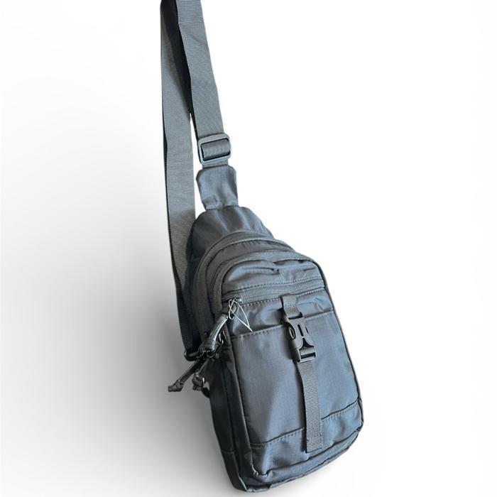 TOKO PRINCESS || Waistbag Pria 35102. Slingbag cowok material parasut gesper adjustable. Tas kerja/j