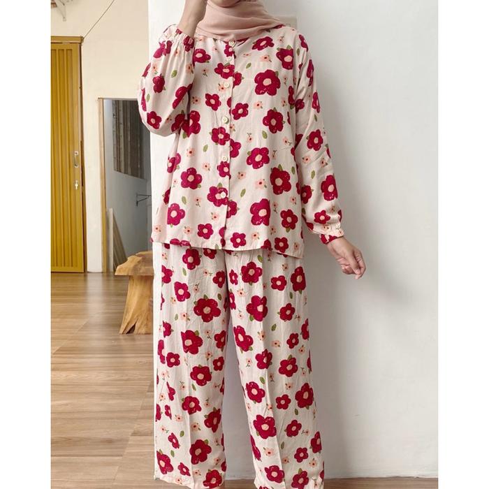 One Set Rayon / Setelan Kekinian /Setelan Rayon / Setelan Rayon / Setelan Wanita