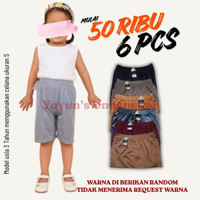 50ribu Dapat 6 Pcs Celana Strit Anak Celana Pendek Short Daleman Rok Celana Harian Tayet Anak Balita