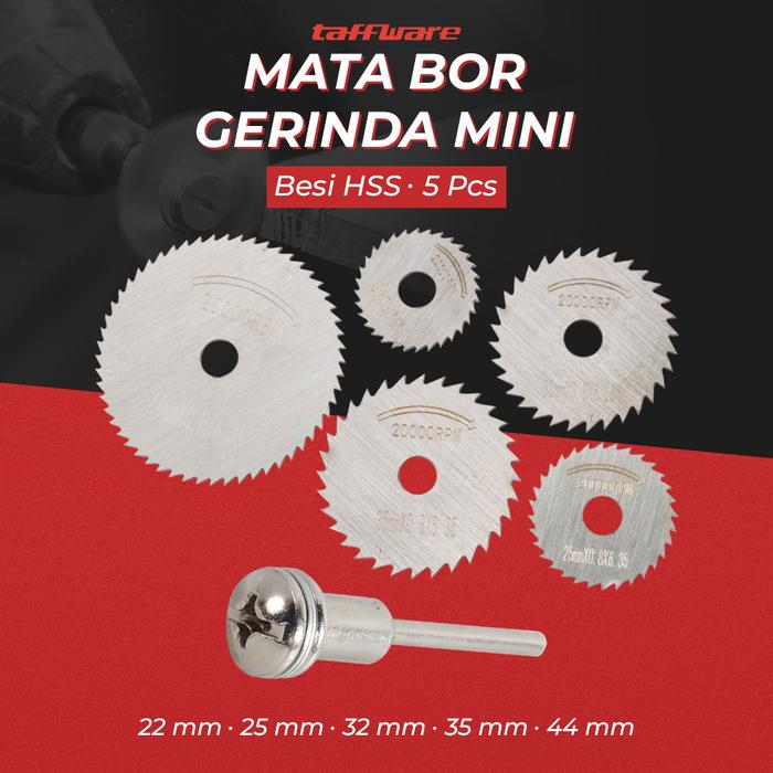 Mutiaramall - Mata Bor Mini Gerinda | Drill Bit Set | Aksesoris Mesin