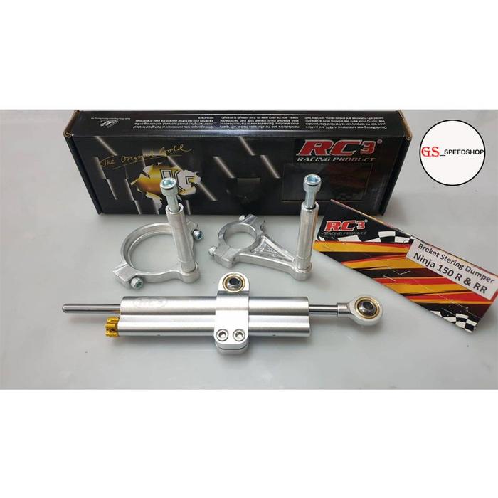 Steering Stering Damper Dumper Stabiliser Stang RC3 28 Klik Magnesium Berikut Breket Steering Damper