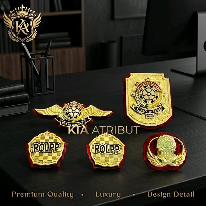 Paket Hemat Bros Pin Satpol PP Premium Luxury Terlengkap - Paket Hemat Pin Pol PP Premium Luxury