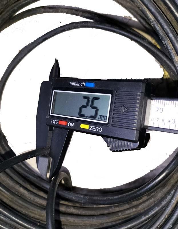 Kabel Listrik Engkel Kawat Tembaga 2.5 mm NYA Black Hitam