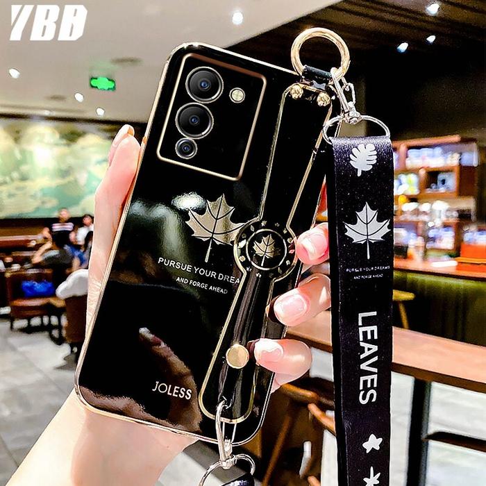 YBD Casing Ponsel Motif Daun Maple untuk Infinix Note 12 G96 X670