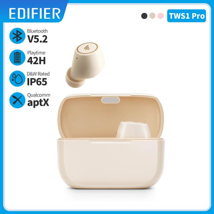 EDIFIER TWS1 Pro Earphone Nirkabel Bluetooth Earbud TWS Bluetooth 5.2