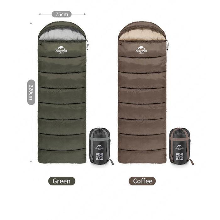 Sleeping Bag Naturehike Nh20Msd07 U150/U250/U350/U250S/U350S Kantong Tidur Camping Berkualitas