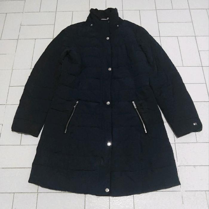 Jaket Coat Parka Tommy Hilfiger Women's Midlength Puffer Navy