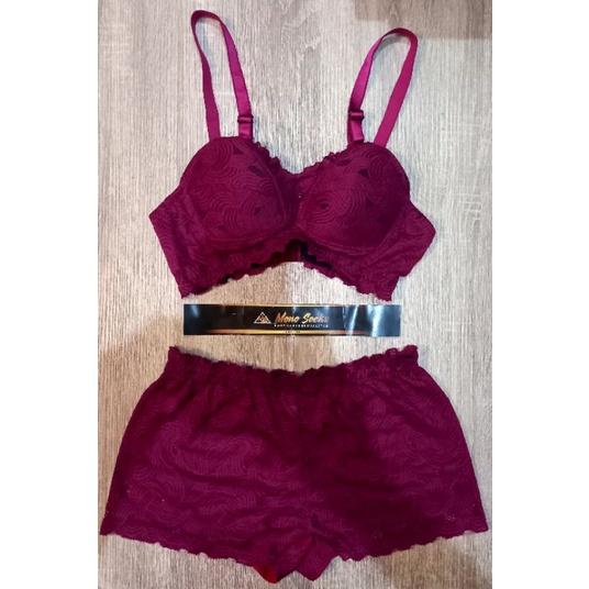 TERBARU BRA SET + CD UNGU TUA,LINGERIE,BRA SET,BRA +CD,BRA SET BANDUNG