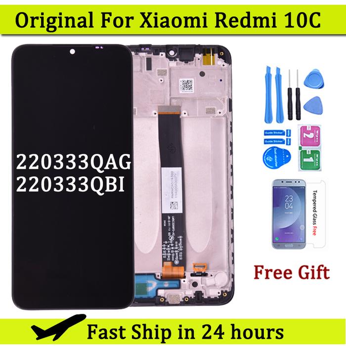 6.71'' Original For Xiaomi Redmi 10C Display LCD Touch Screen