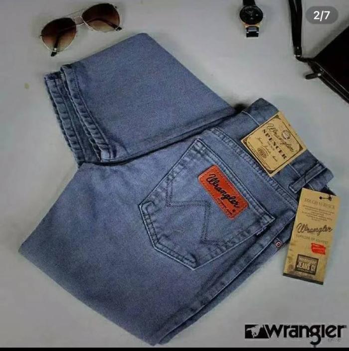 Celana Jeans Pria Dewasa Panjang Standart Reguler Keren Nyaman Size 27 Sampai 38  Celana pria panjan