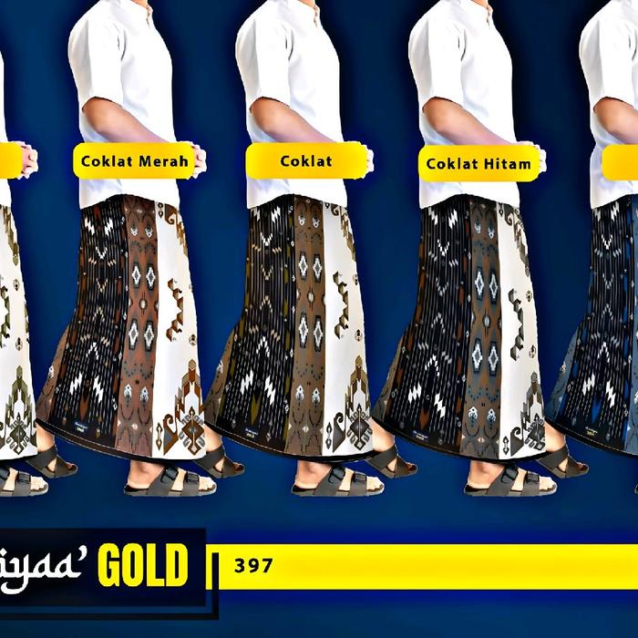 Sarung Al-Anbiyaa Gold ​Sarung Al Anbiya Motif Print Sarung Dewasa Al-Anbiyaa Terbaru