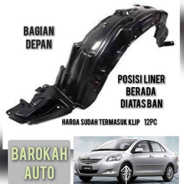 VIOS LIST SPAKBOR LINER FENDER MOBIL VIOS 2007 SAMPAI 2012 GEN 2 TERBARU 2024