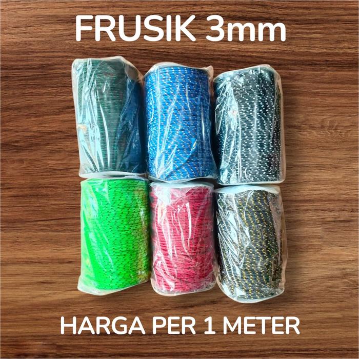 Tali Frusik 3mm Tali Prusik Flysheet Tenda Camping Harga Per 1 Meter